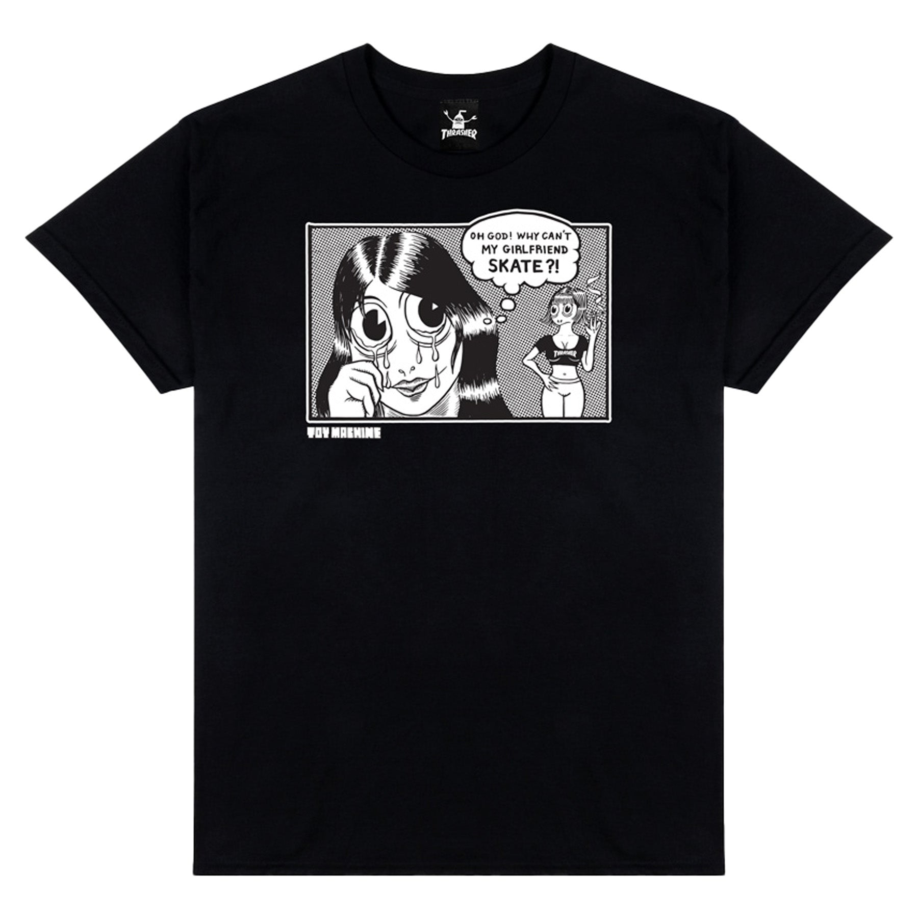 Thrasher X Toy Machine Girlfriend Tee Black