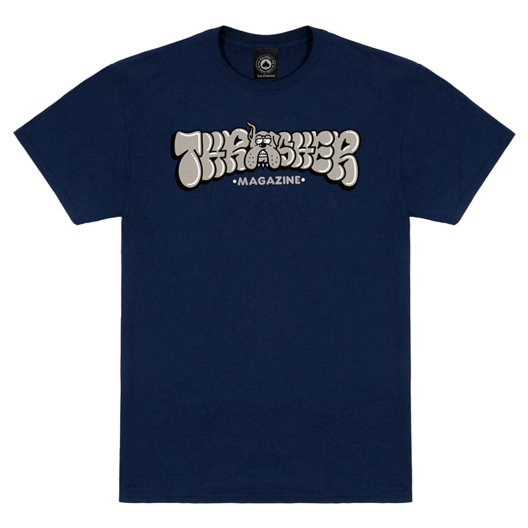 Thrasher Bully Tee Navy