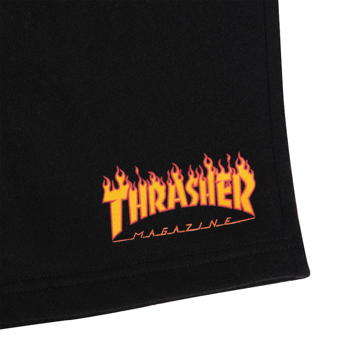 Thrasher Flame PE Shorts Black