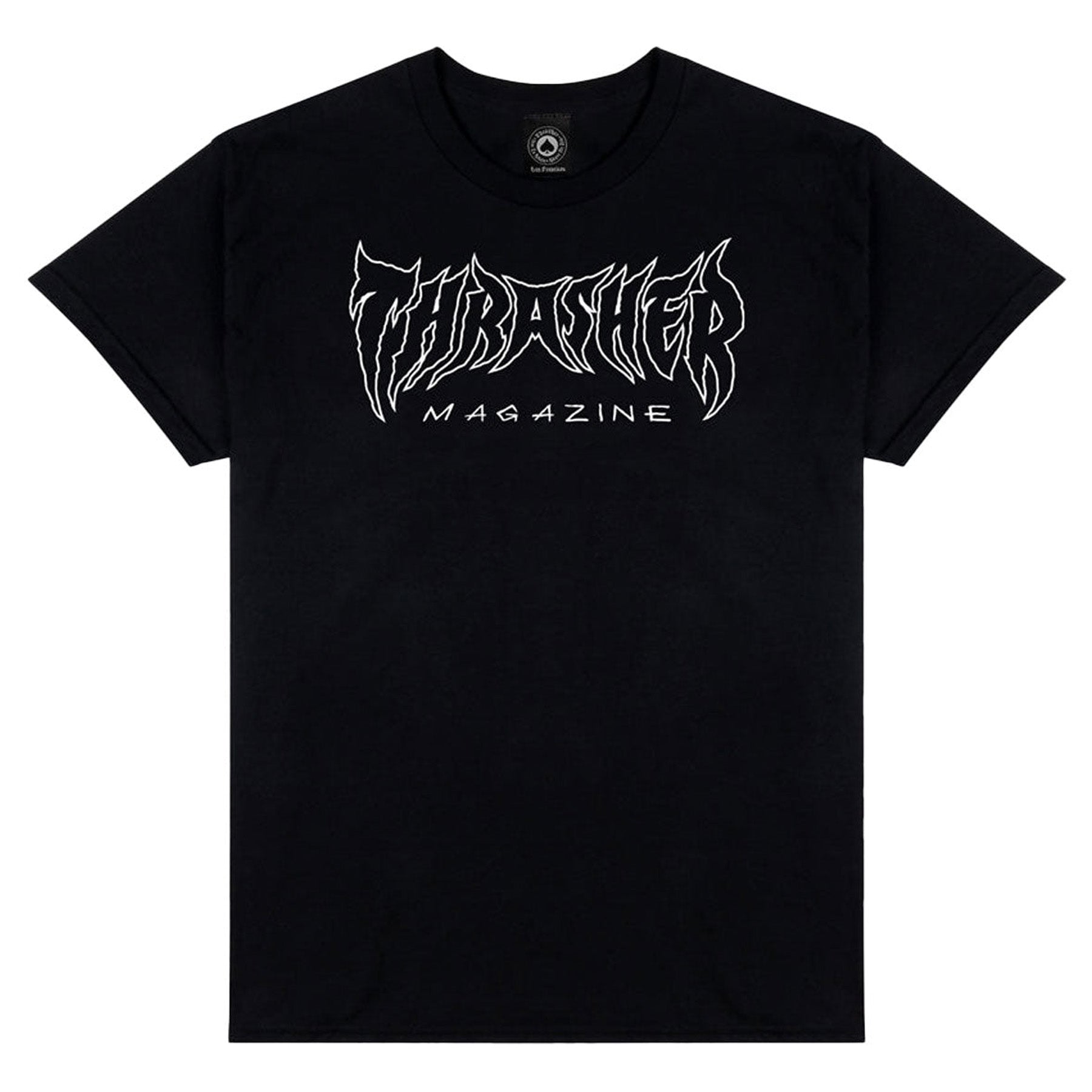 Thrasher Metal Tee Black