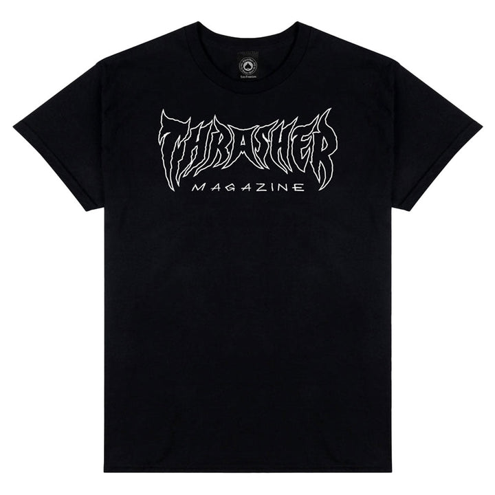 Thrasher Metal Tee Black
