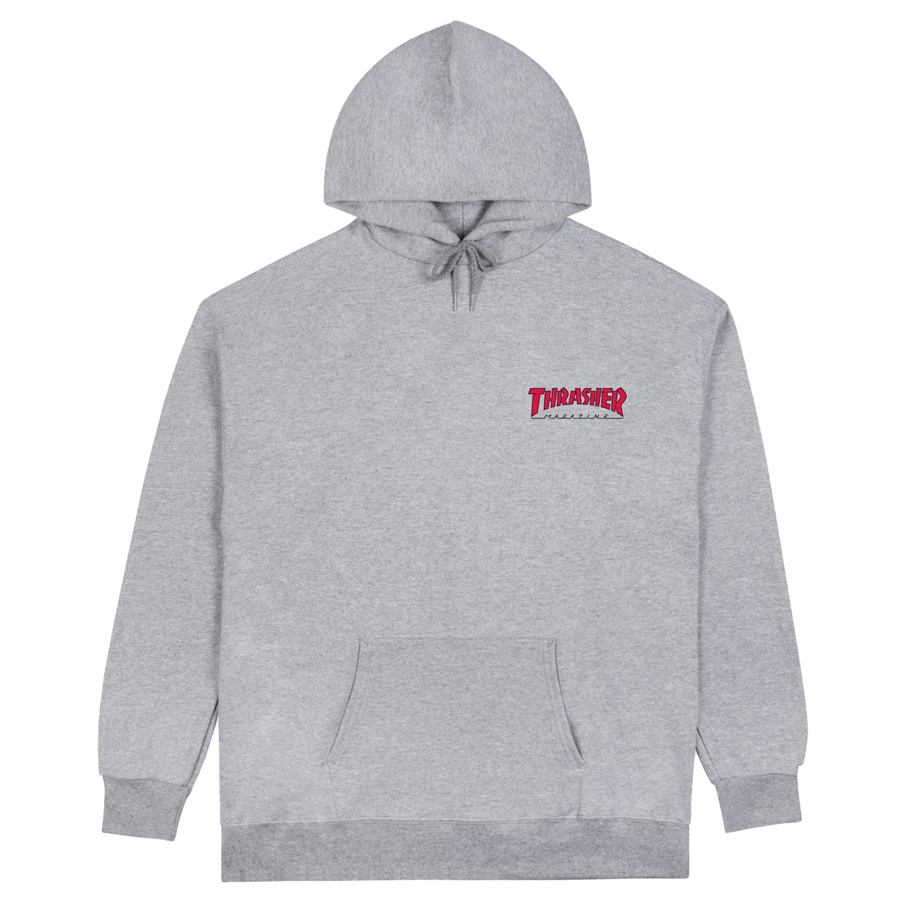 Thrasher Outlined Chest Logo Hooded Sweatshirt