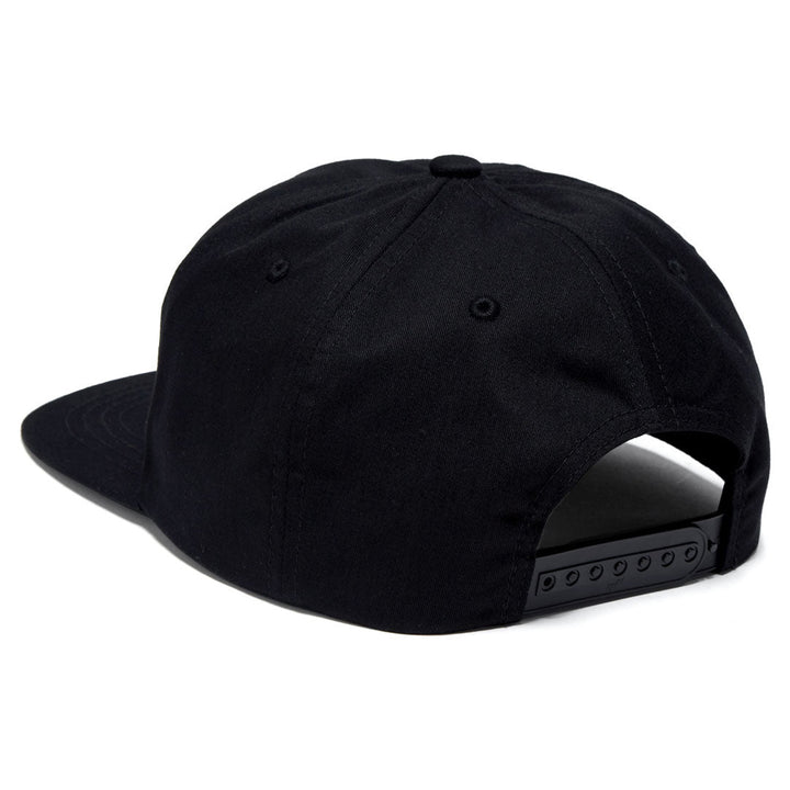 Thrasher Slash Snapback Hat Black