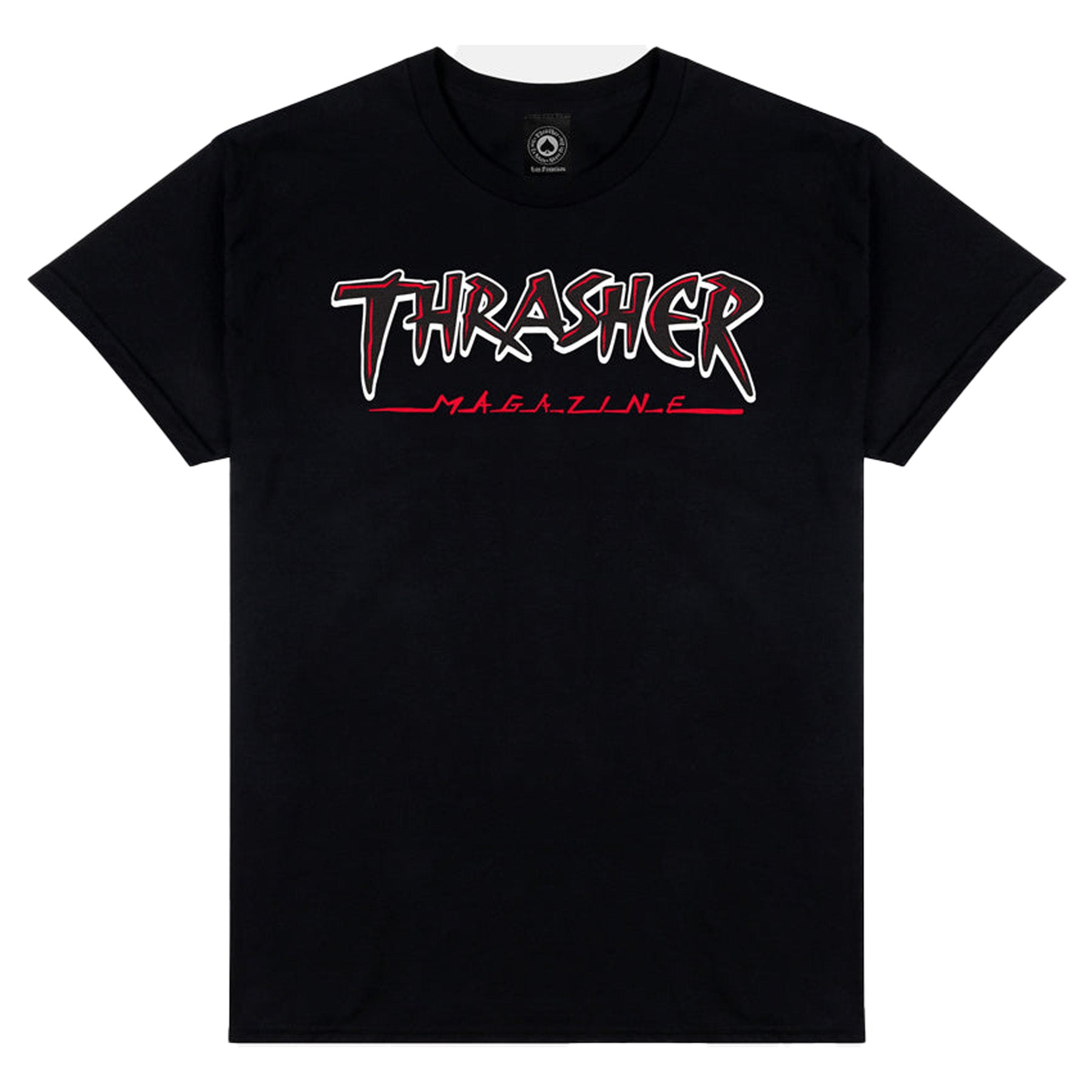 Thrasher Slash Tee Black