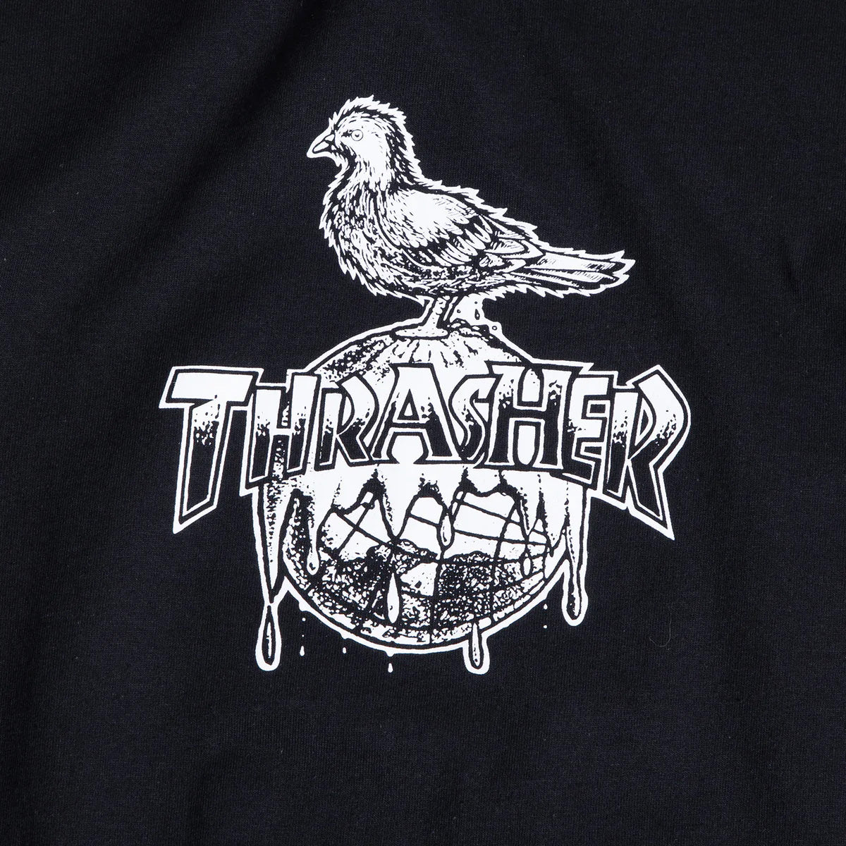 Thrasher x Antihero Cover The Earth Tee Black