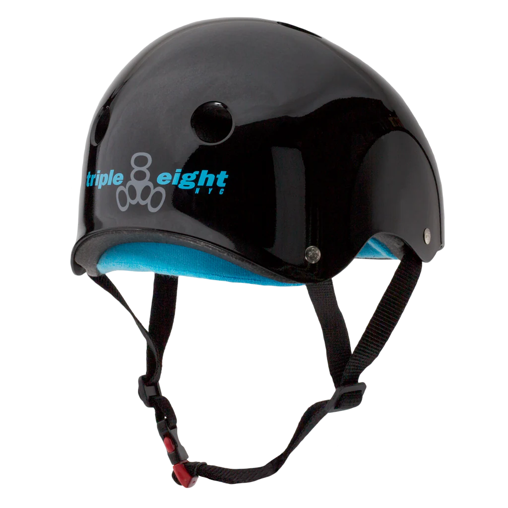 Triple 8 The Certified Sweatsaver Helmet Black Glossy
