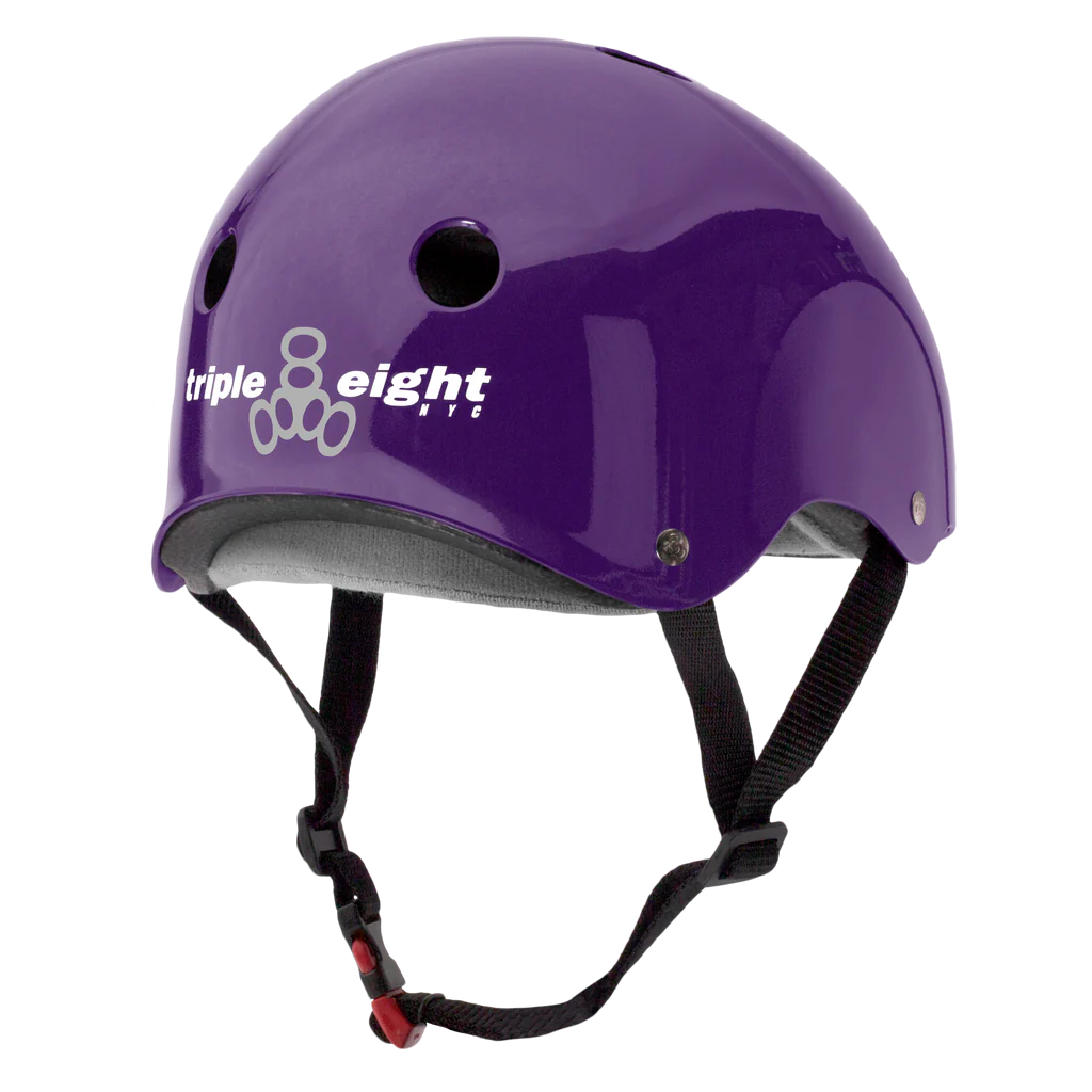 Triple 8 The Certified Sweatsaver Helmet Purple Glossy
