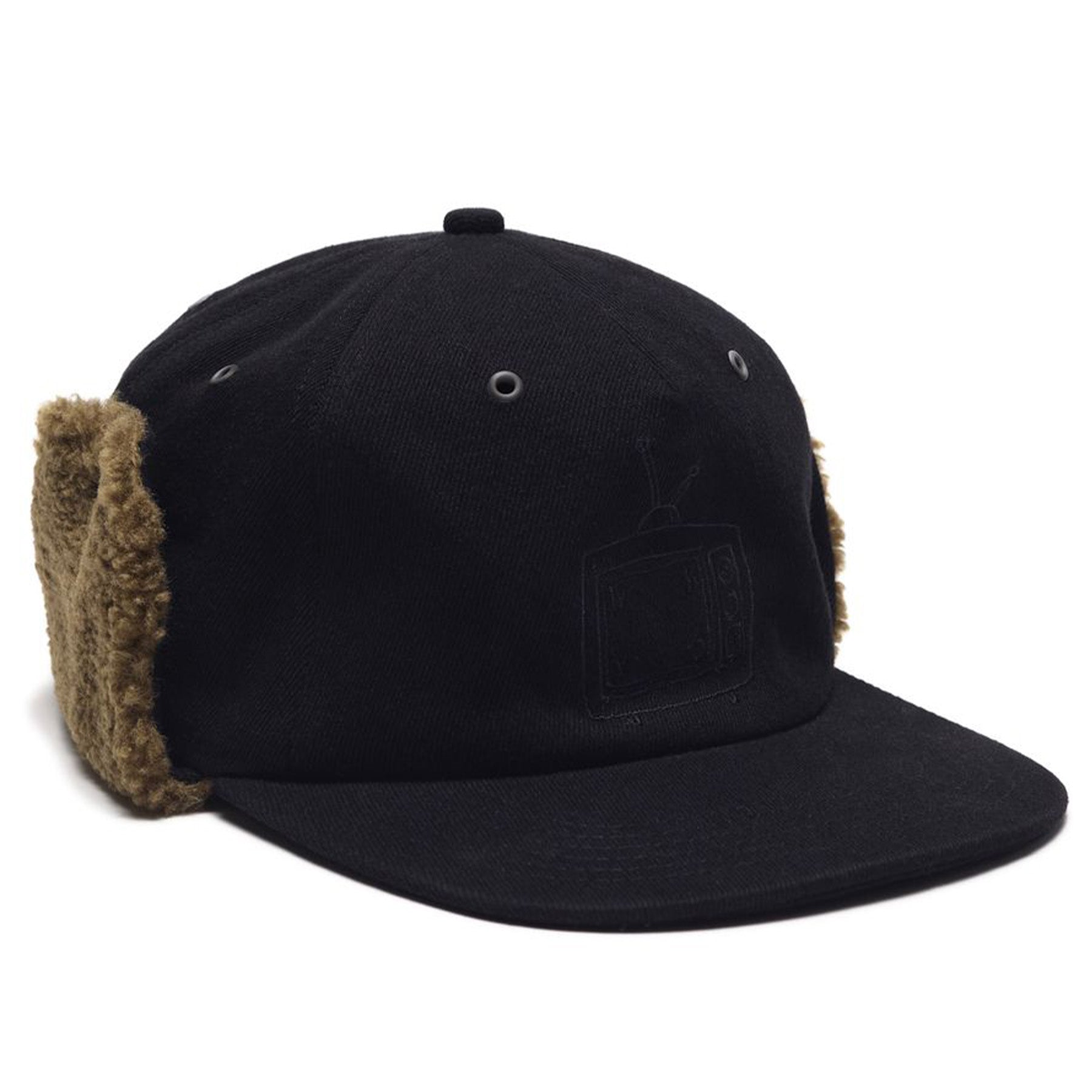WKND Ear Flap Hat Black