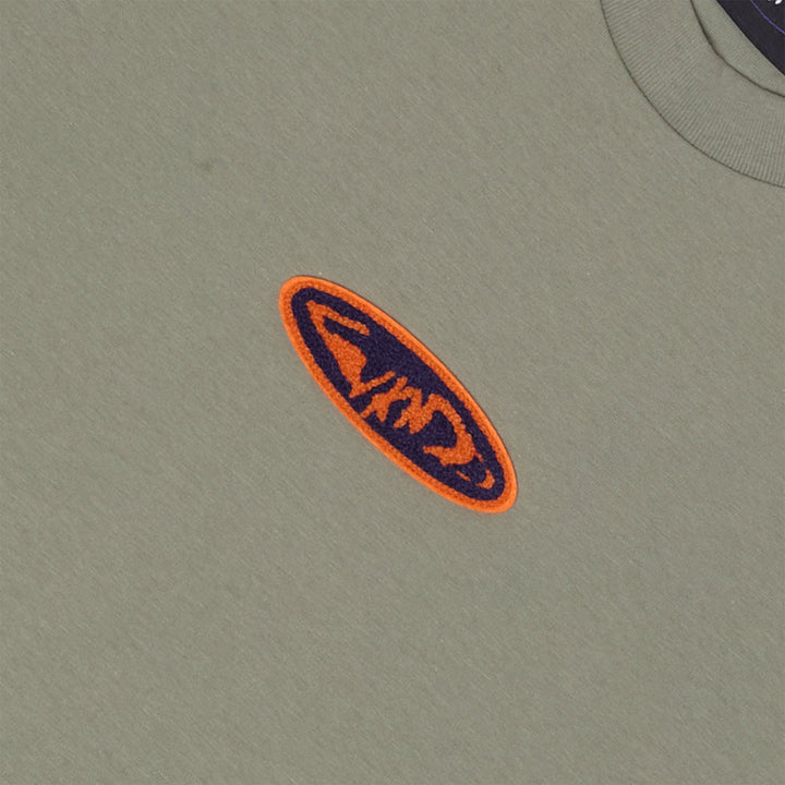 WKND Fishbone Chenille Patch Tee Jade