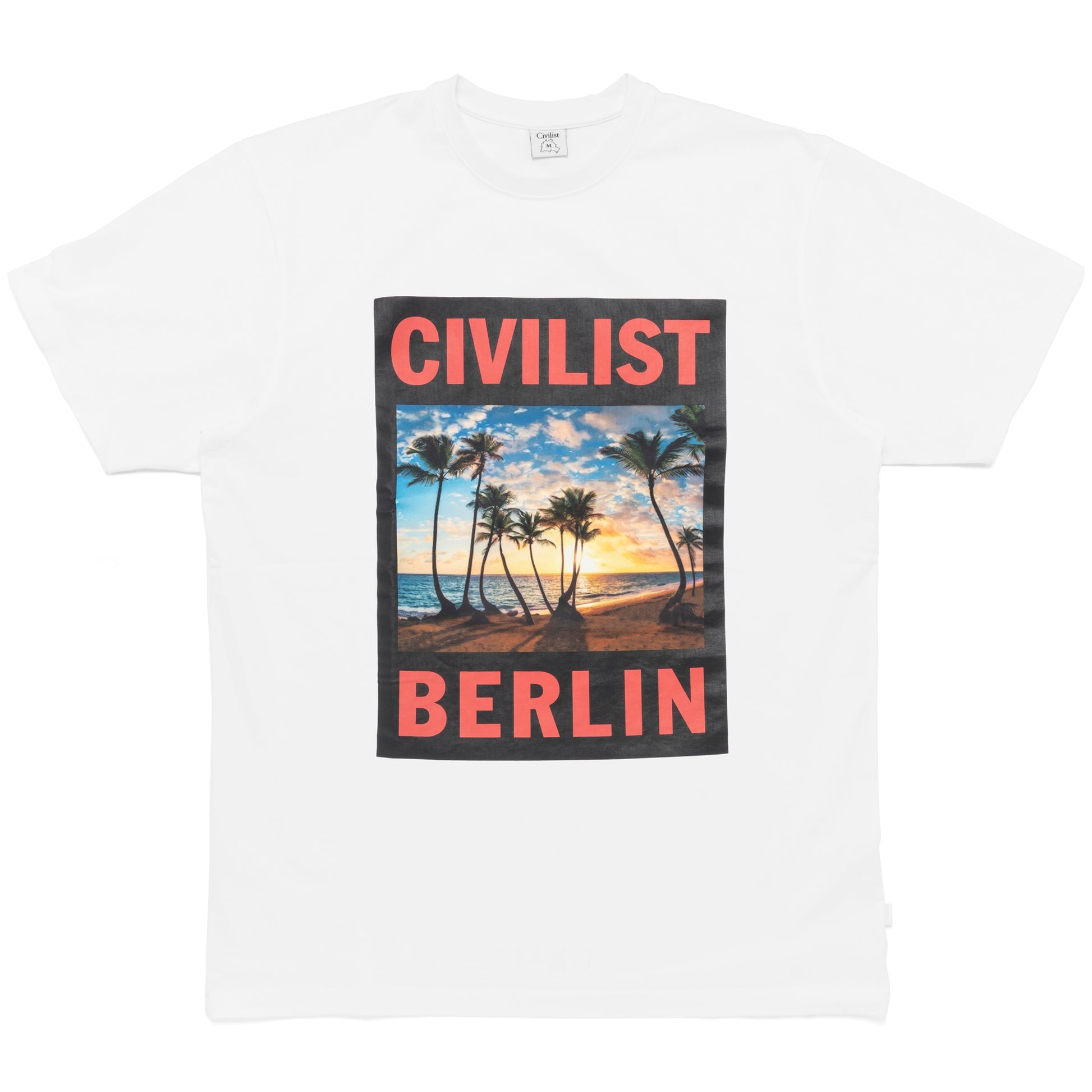 Civilist Palm Tee White