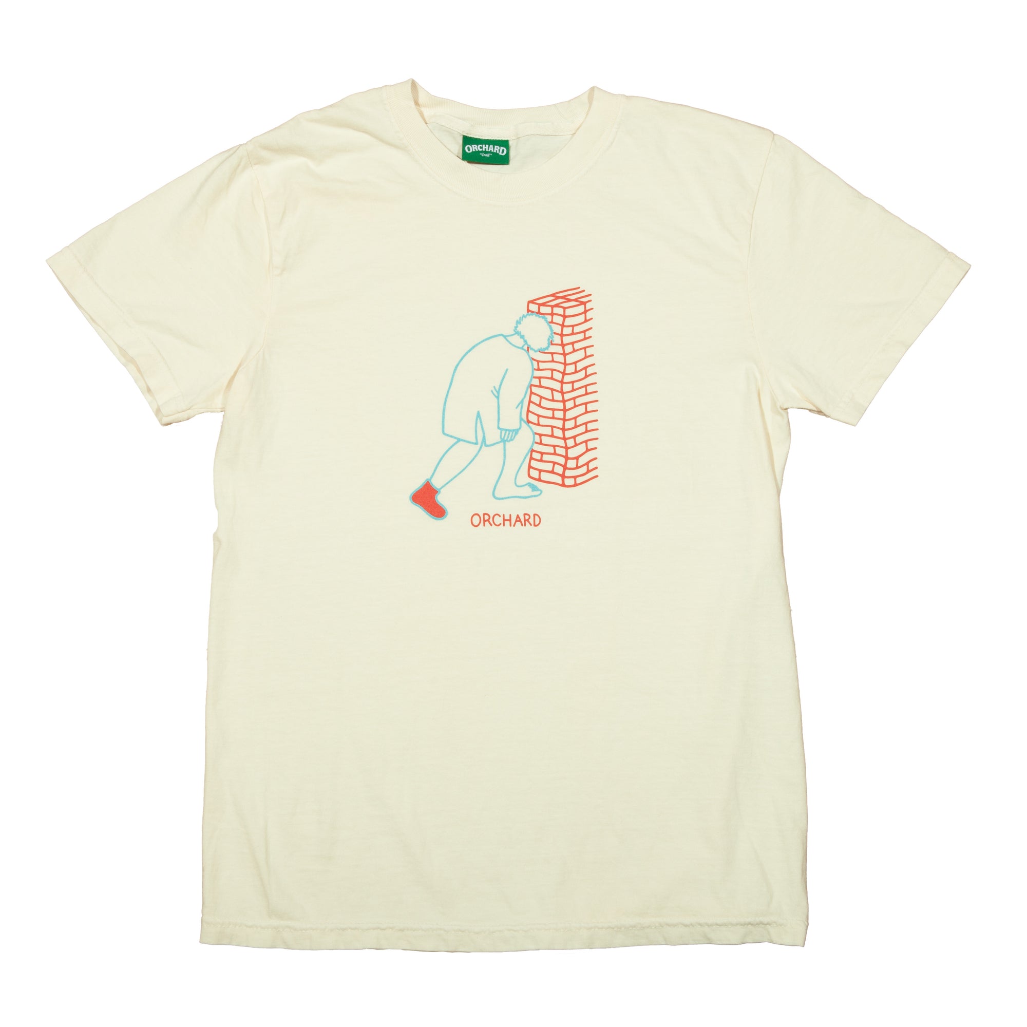 Orchard Entwistle Tee Ivory Garment Dyed