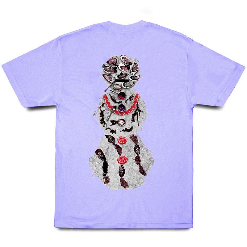 Quartersnacks Oyster Snackman Tee Lavender