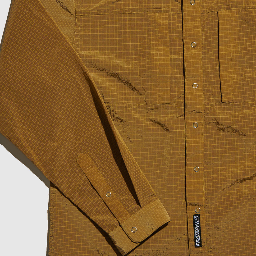 Sexhippies River Snap Shirt Bronze