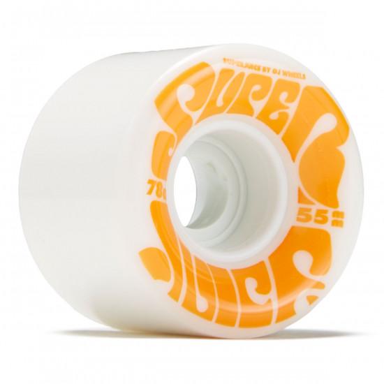 OJ Wheels Mini Super Juice 55mm 78a Cruiser White