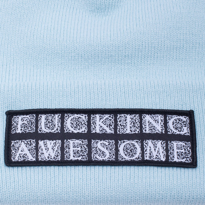 Fucking Awesome Hydra Cuff Beanie Light Blue