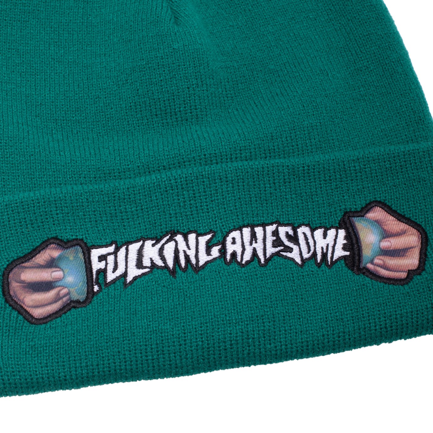 Fucking Awesome World Cup Cuff Beanie Kelly Green