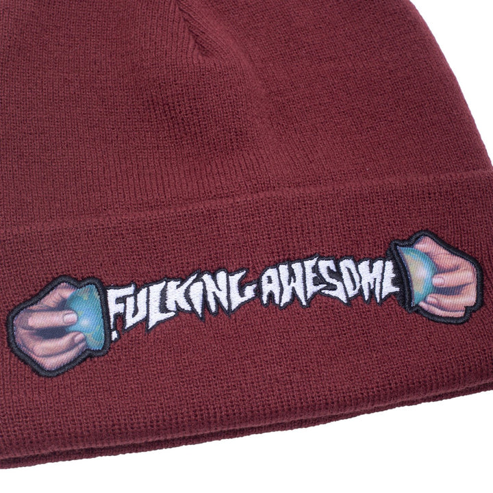 Fucking Awesome World Cup Cuff Beanie Maroon
