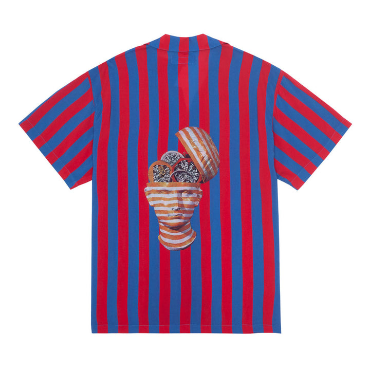 Fucking Awesome Brain Function Club Shirt Red/Blue Stripe