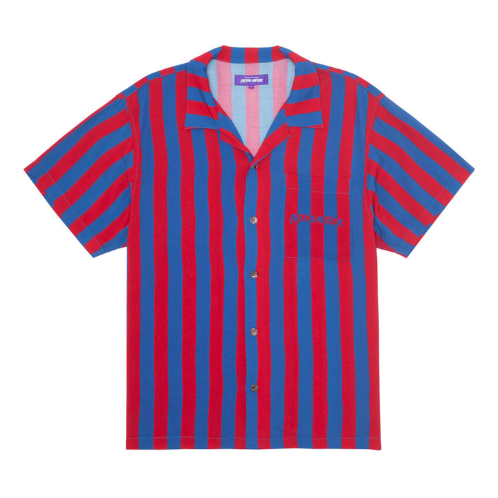 Fucking Awesome Brain Function Club Shirt Red/Blue Stripe