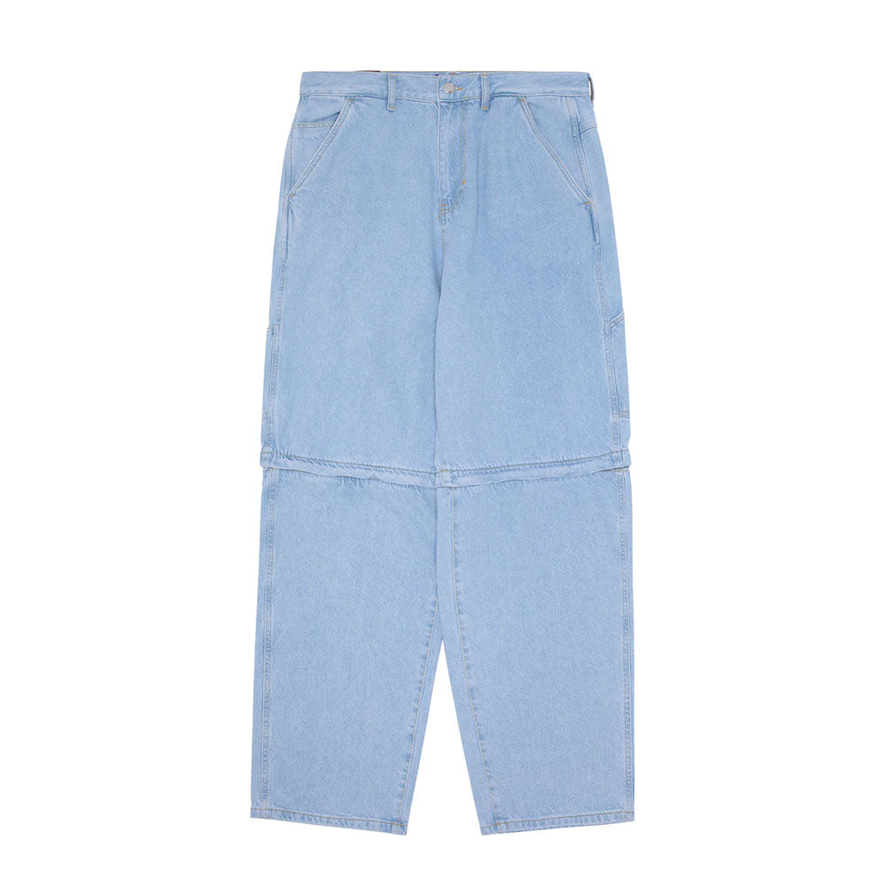 Fucking Awesome Baggy Zip Off Carpenter Pants Light Denim