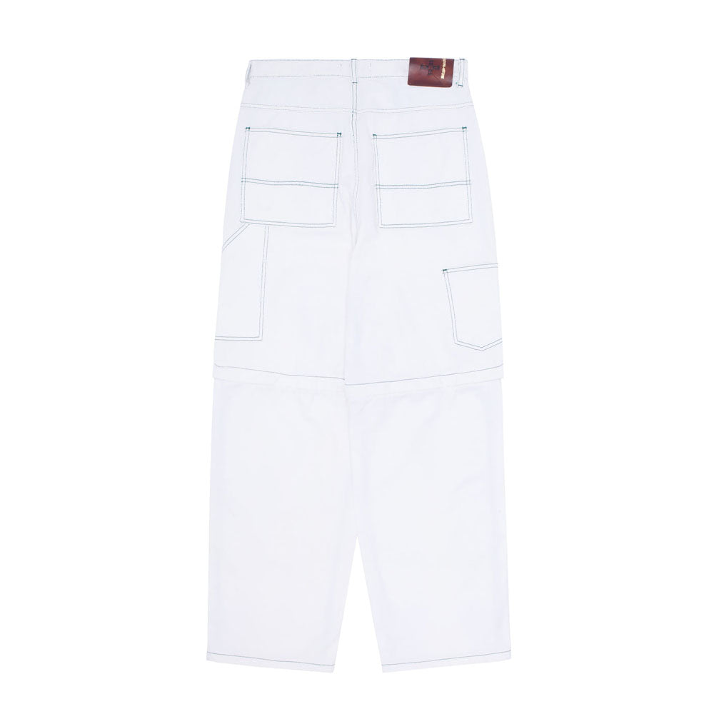 Fucking Awesome Baggy Zip Off Carpenter Pants White