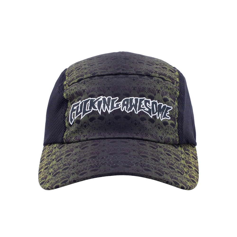 Fucking Awesome Stamp Volley Strapback Hat Neon Green