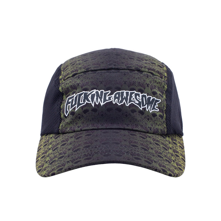 Fucking Awesome Stamp Volley Strapback Hat Neon Green