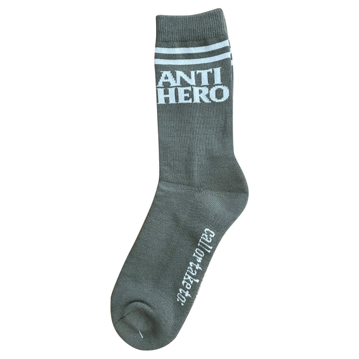 Anti Hero Black Hero If Found Sock Gray/White
