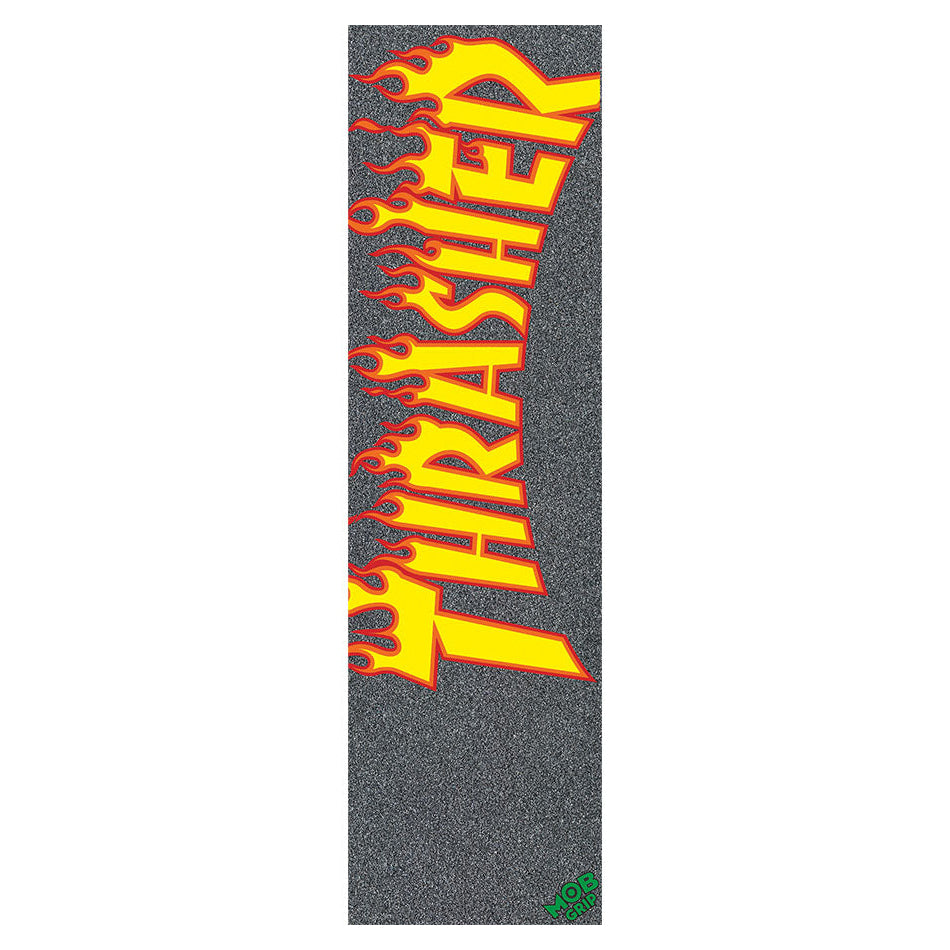 Mob x Thrasher Yellow/Orange Flame Griptape 9" Sheet