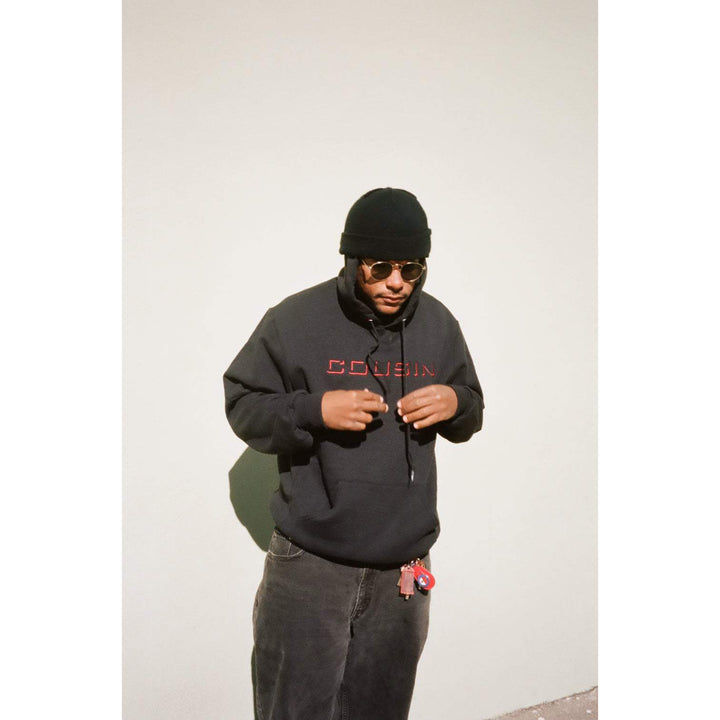 Cousin Records CR Hoodie Black