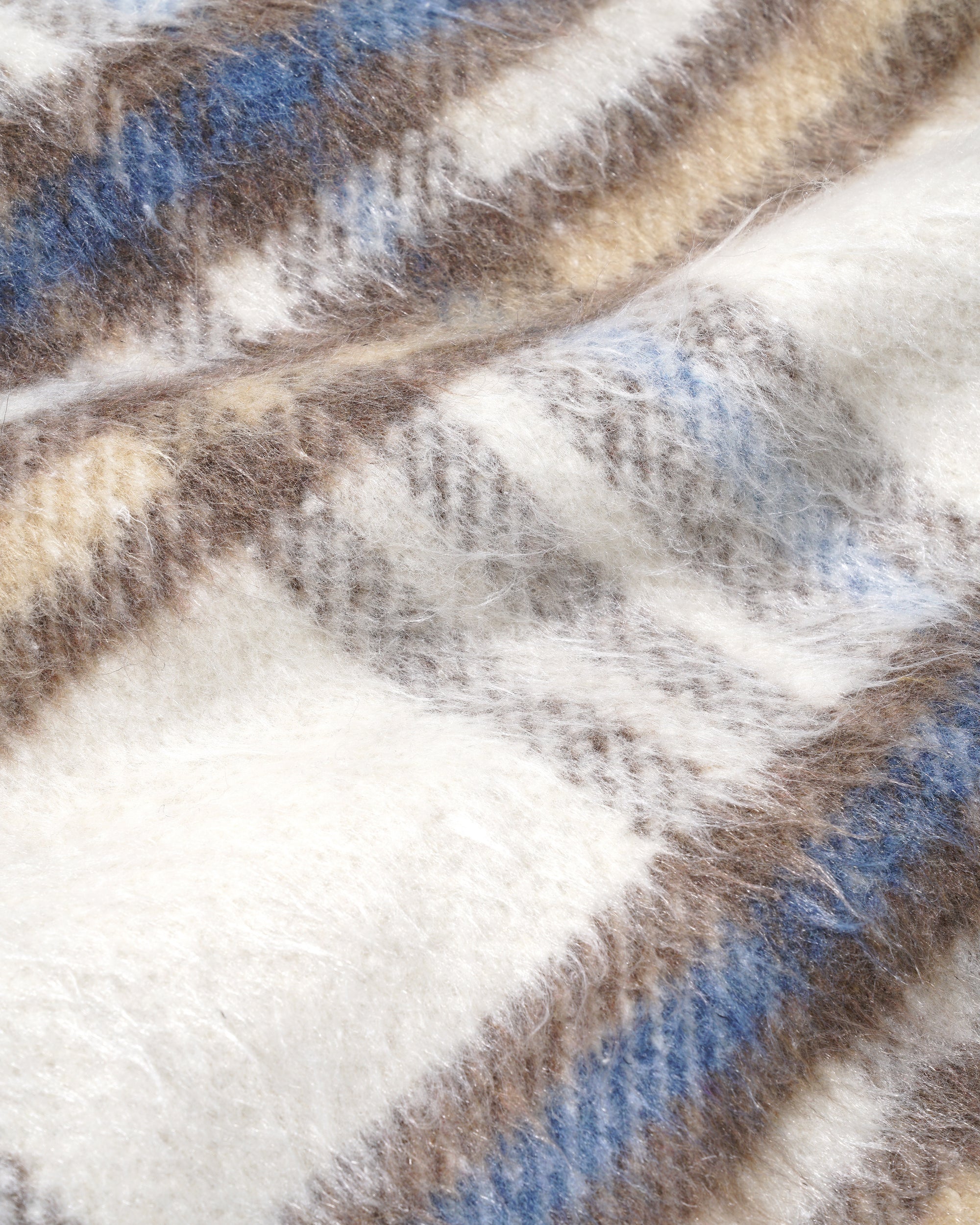 Butter Goods Hairy Plaid Lodge Jacket Wheat