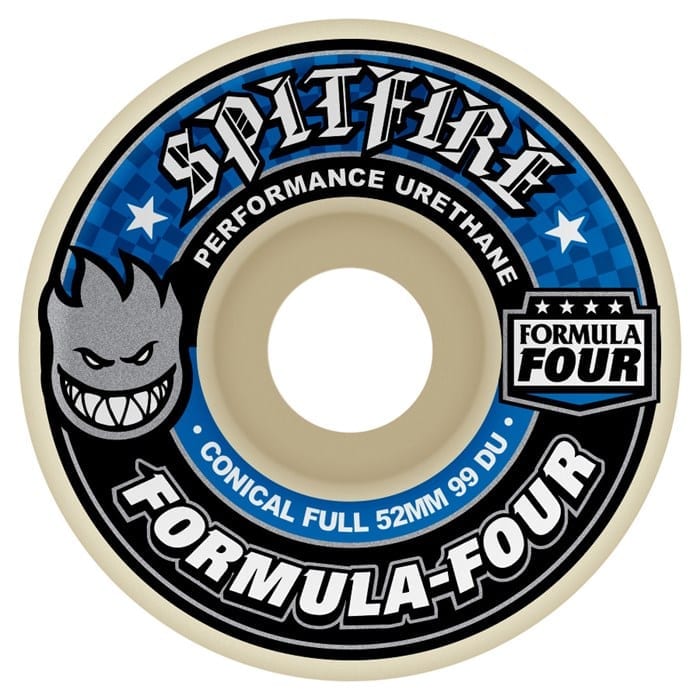 Spitfire Wheels Formula Four F4 Conical Full 99D 52mm