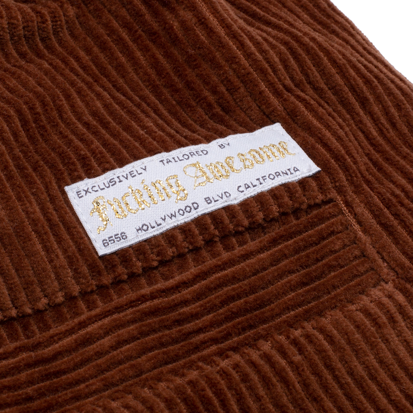 Fucking Awesome Corduroy Lounge Pant Brown