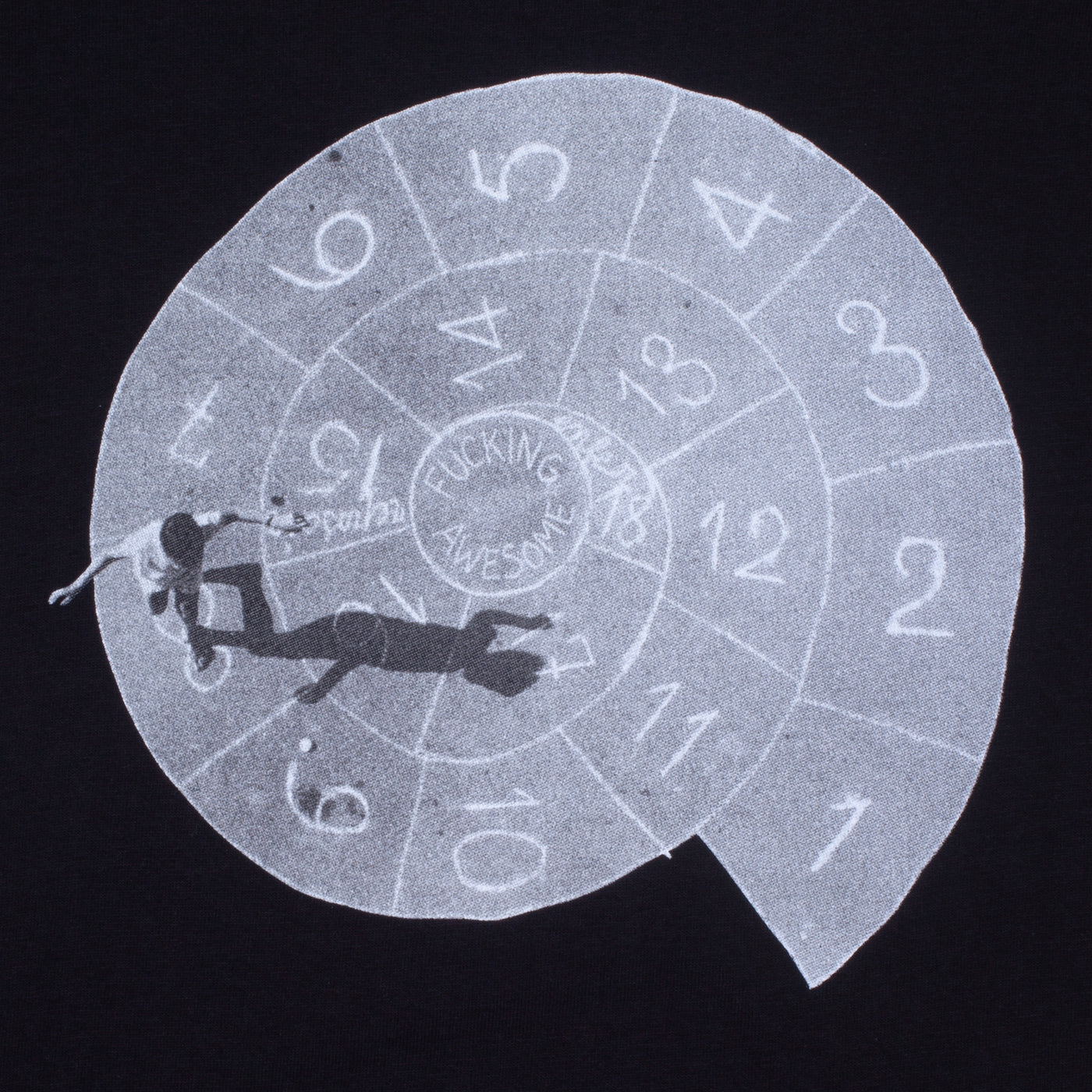 Fucking Awesome Hopskotch Tee Black