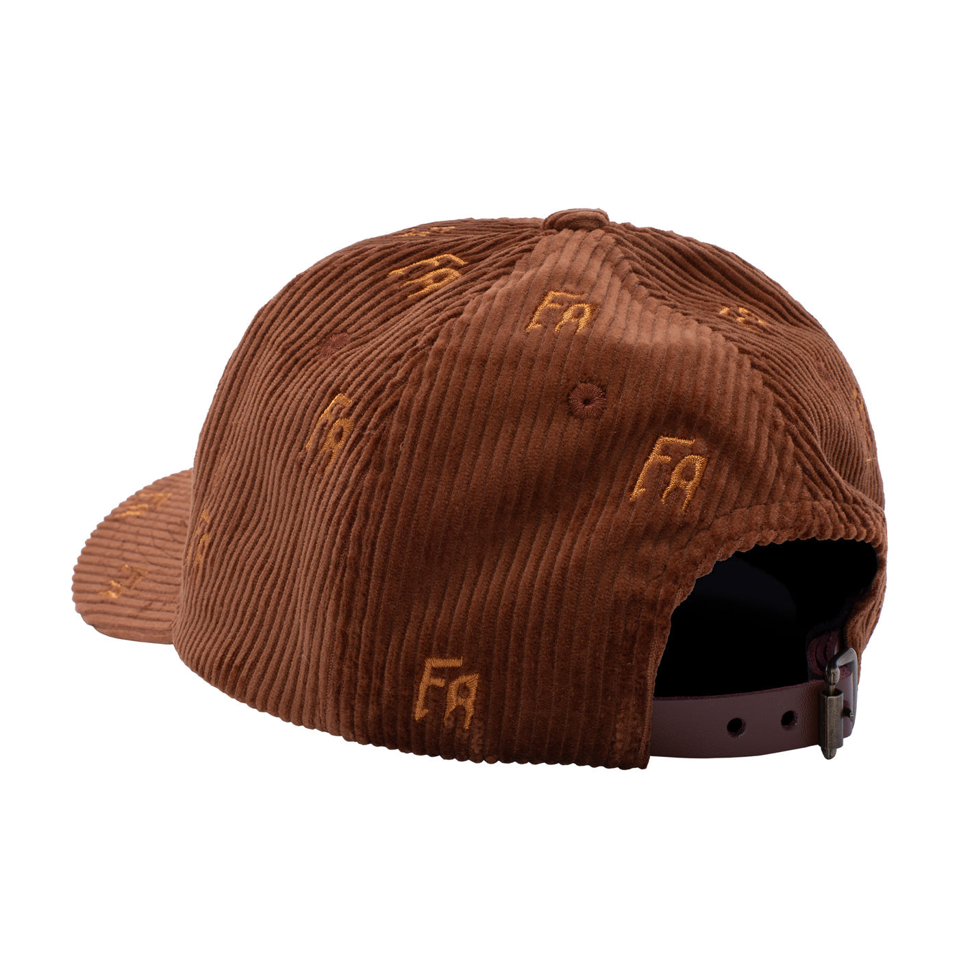 Fucking Awesome Scattered FA Corduroy Strapback Brown