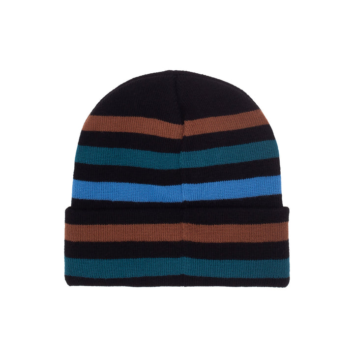 Fucking Awesome Wanto Striped Cuff Beanie Black