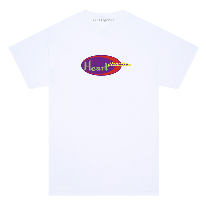 Heartthrobs Oval Star Tee White