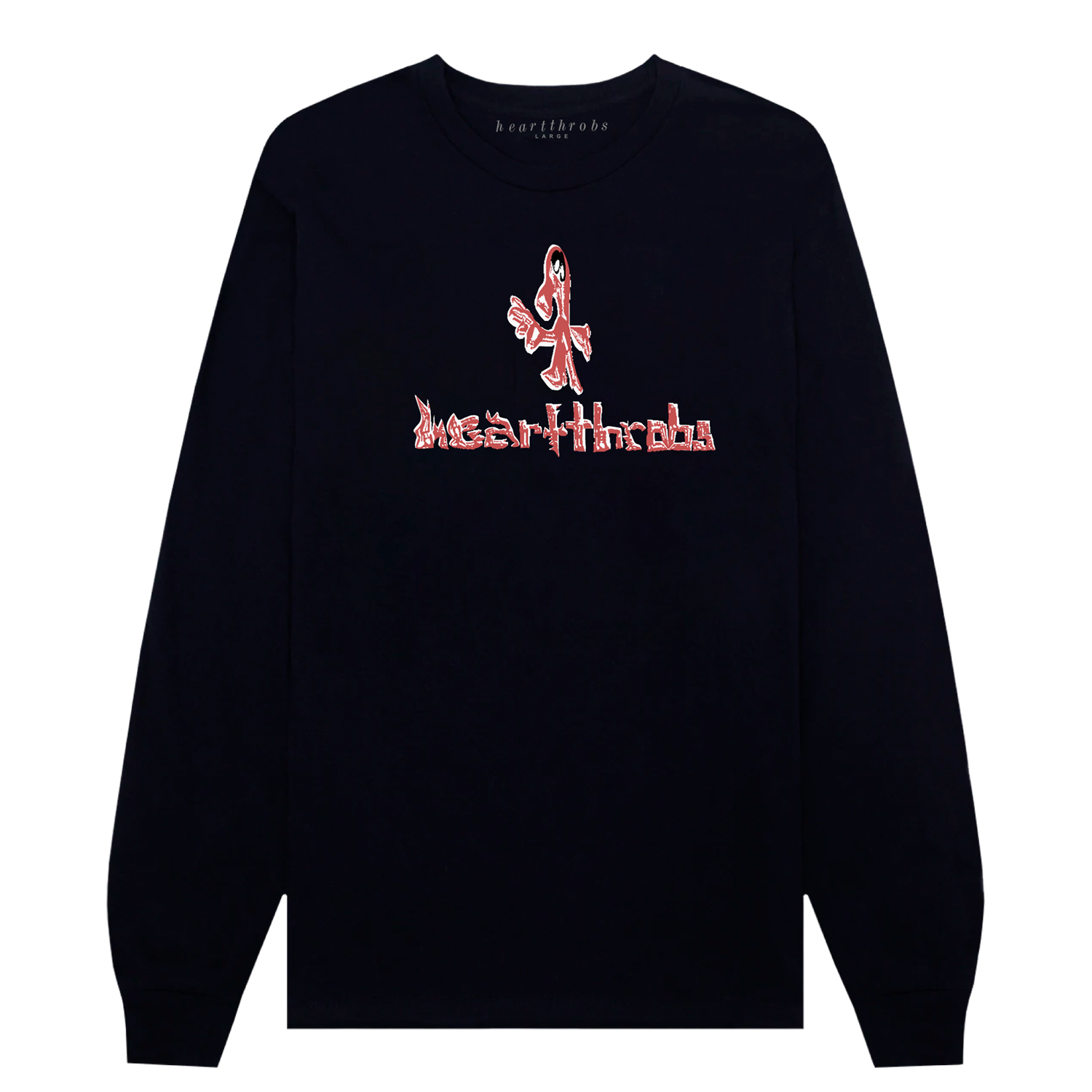 Heartthrobs Tommy Towns LS Tee Black