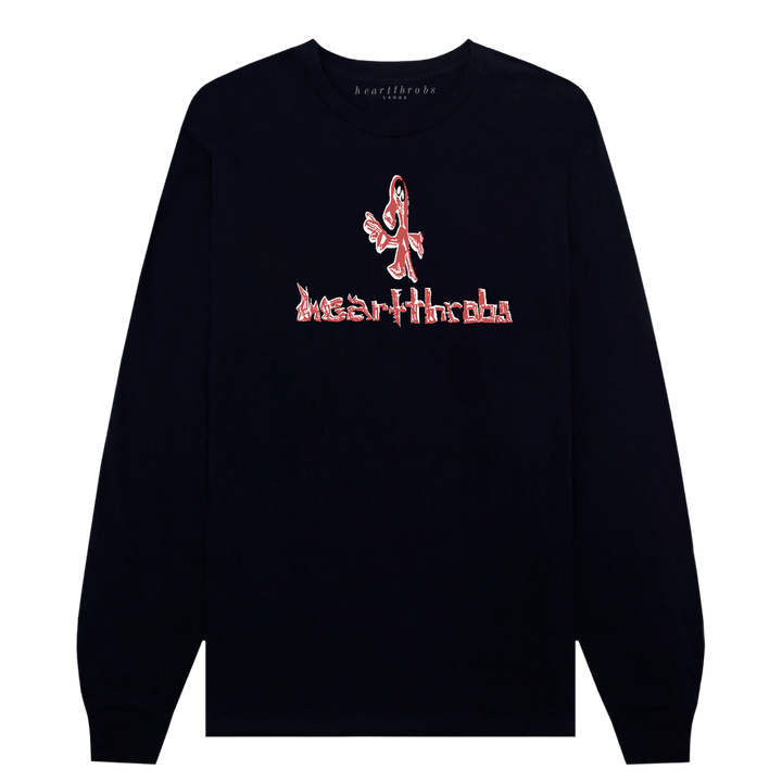 Heartthrobs Tommy Towns LS Tee Black