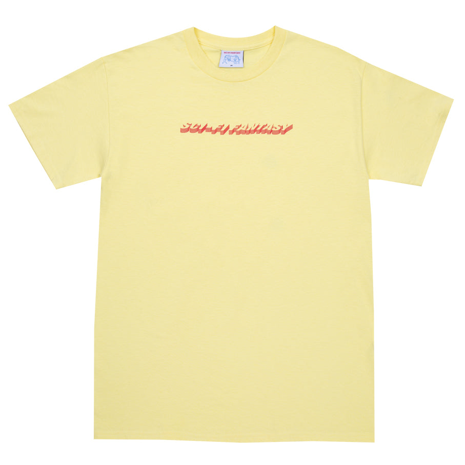 Sci-Fi Fantasy Line Logo Tee Yellow
