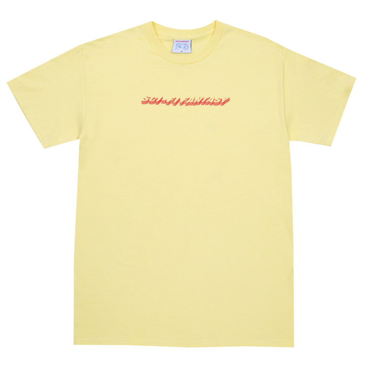 Sci-Fi Fantasy Line Logo Tee Yellow