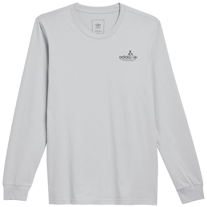 Adidas Mettz The Steps L/S Tee Light Solid Grey