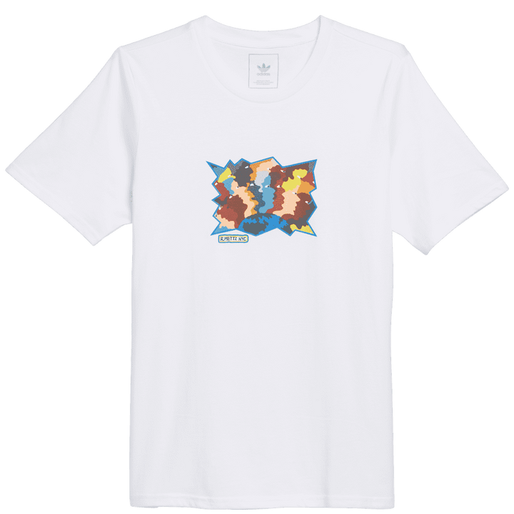 Adidas Mettz World Peeps Tee White