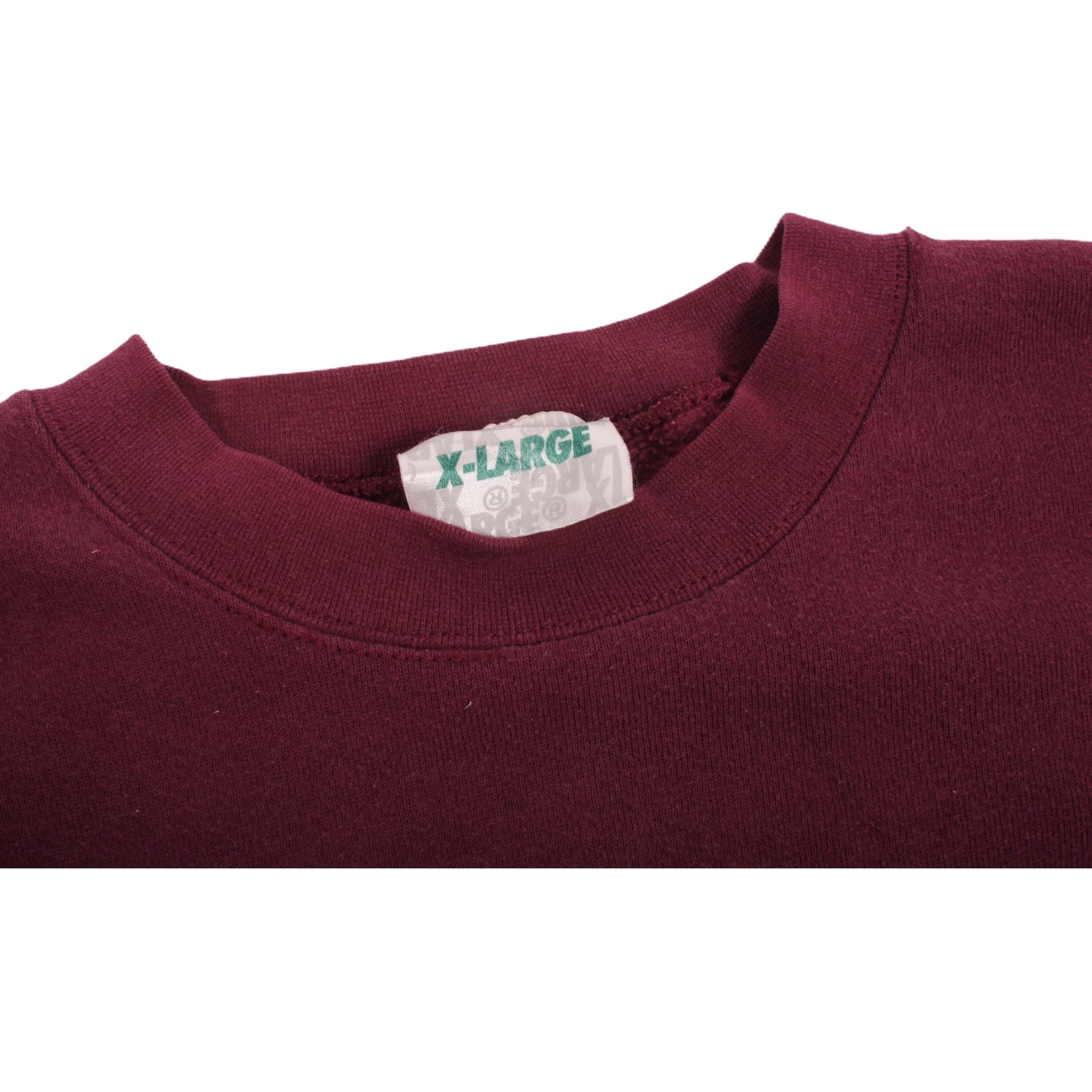 Overripe X-Large Crewneck Sweatshirt Invaders Burgundy XL (1991)