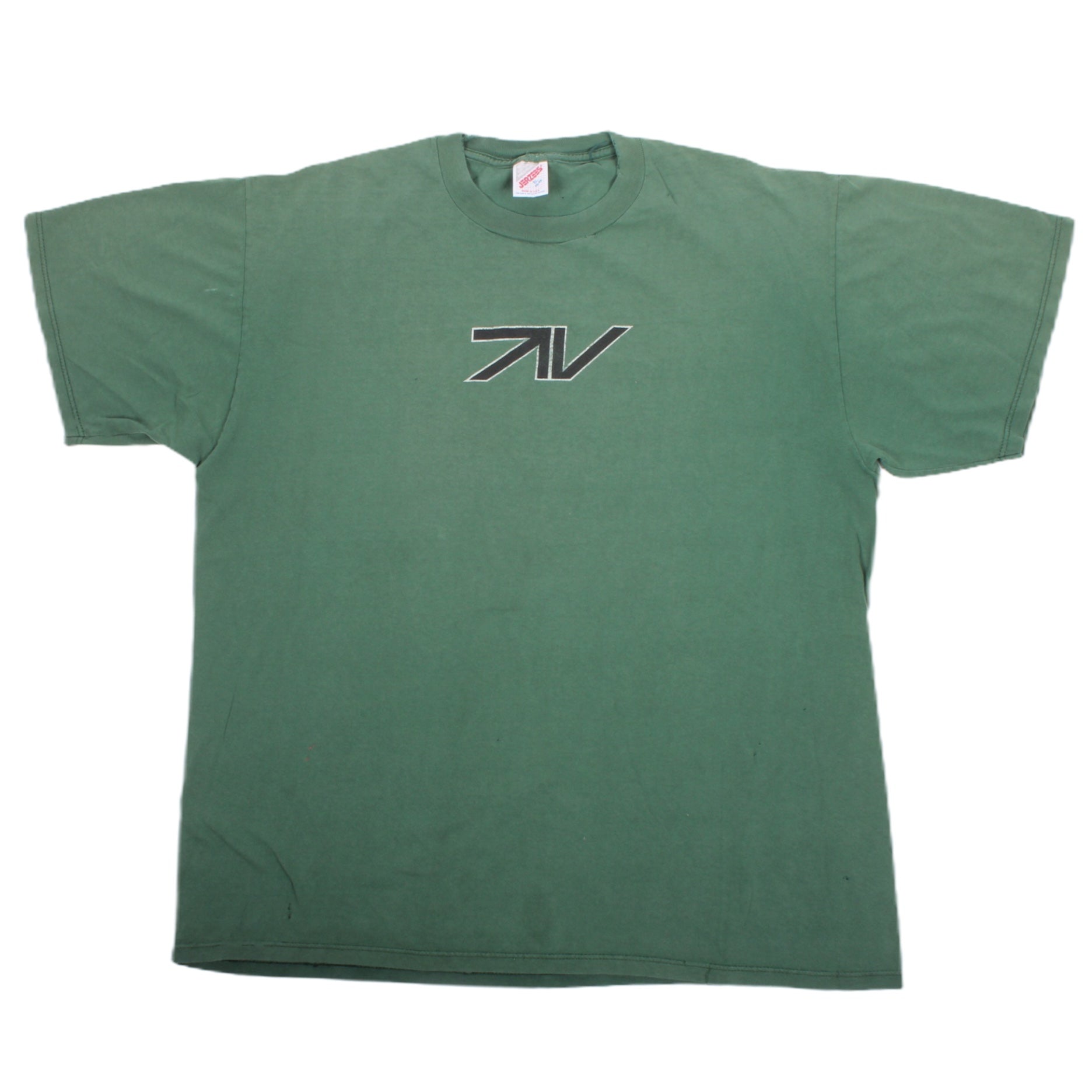 Overripe TV Television Skateboards Tee Shirt Green XL (1991)