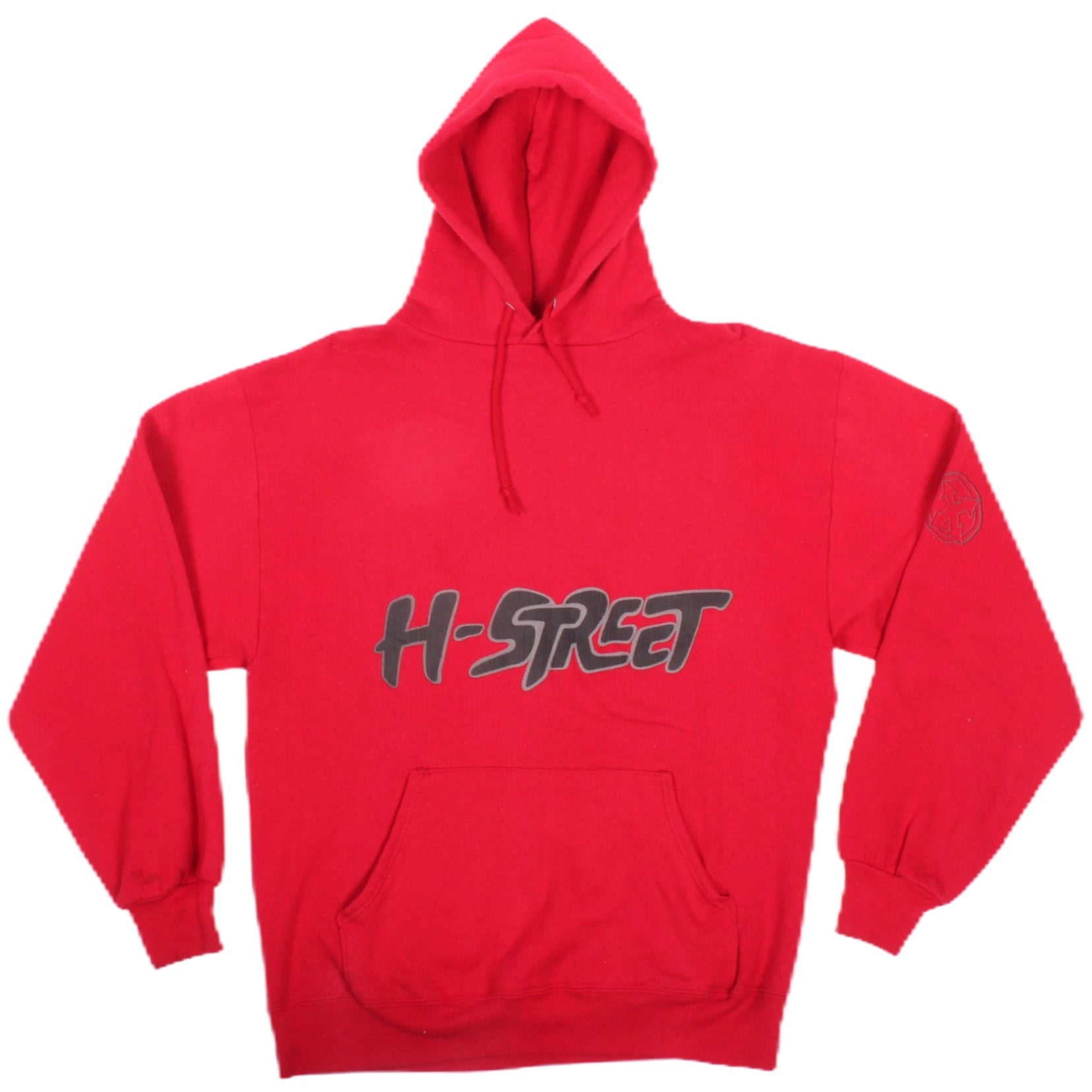Overripe H-Street Hooded Sweatshirt Red Snug XL (1990)