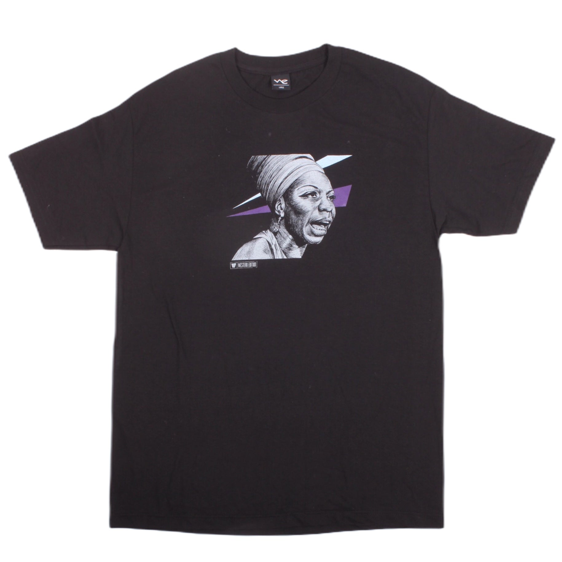 Overripe Western Edition Tee Nina Simone Ian Johnson Black Large NOS (2007)