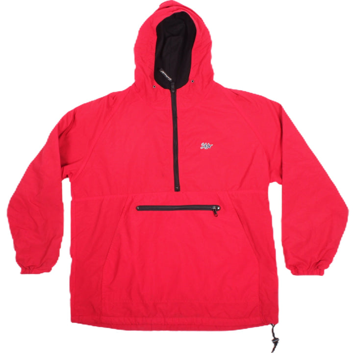 Overripe 3D Innovations Fleece Lined Windbreaker Red Baggy Medium
