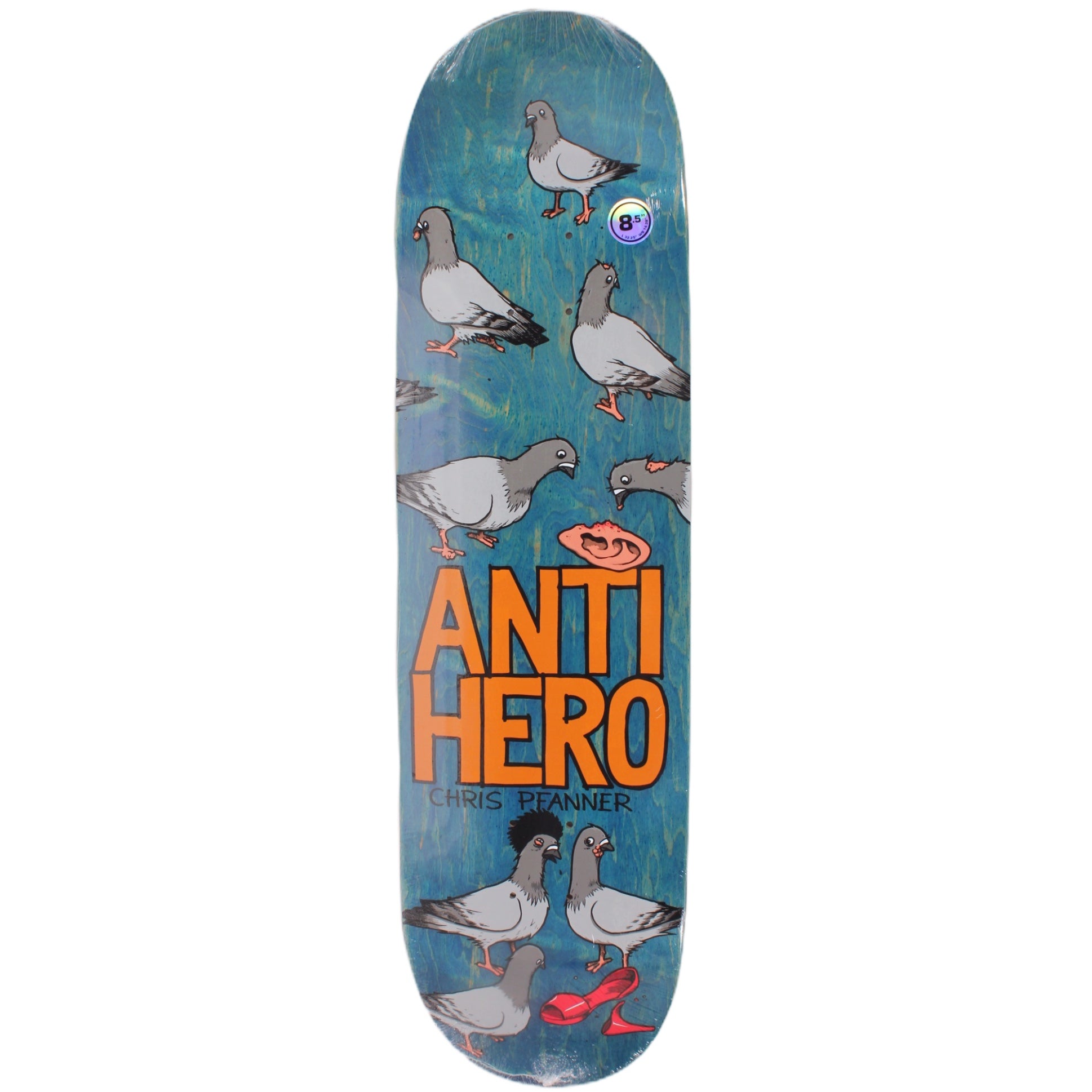 Overripe Anti Hero Set of 3 Decks Flock of Pigeons 2015s Allen 8.06" Gerwer 8.25" Pfanner 8.5"