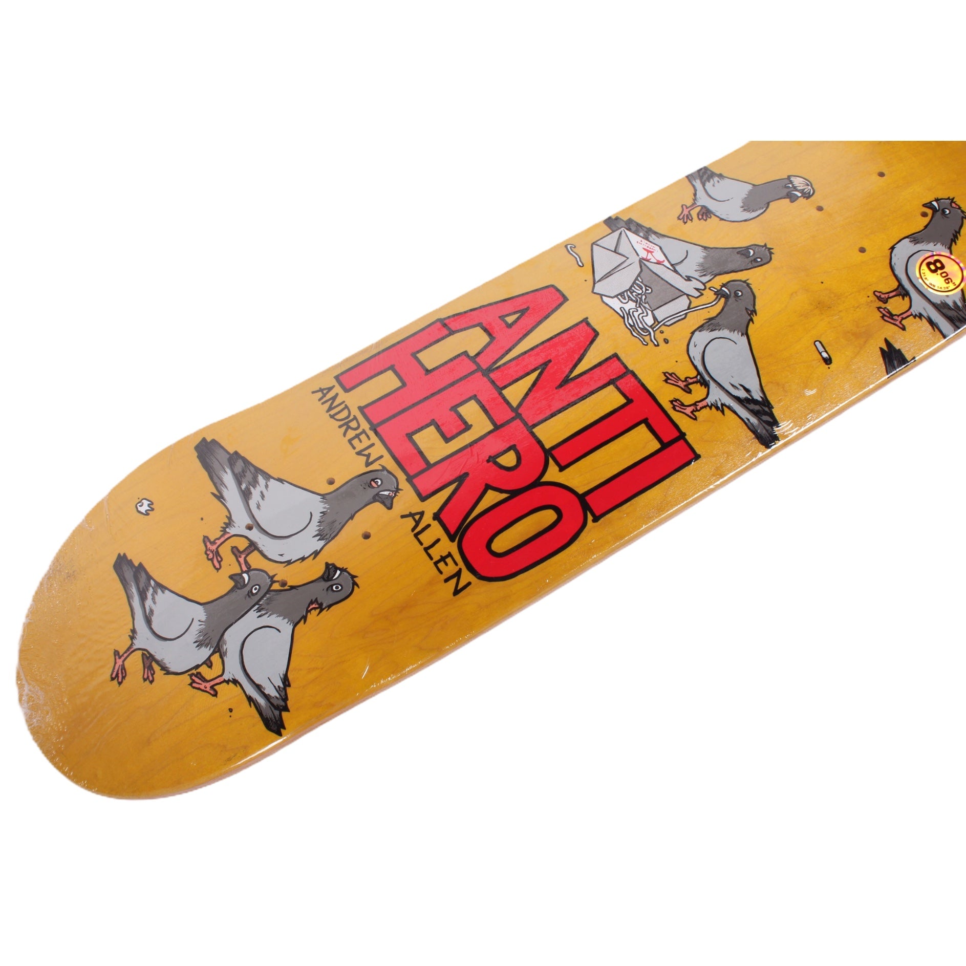 Overripe Anti Hero Set of 3 Decks Flock of Pigeons 2015s Allen 8.06&quot; Gerwer 8.25&quot; Pfanner 8.5&quot;